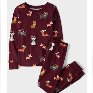 Children’s Place Matching Holiday Dog Pajamas (Unisex)